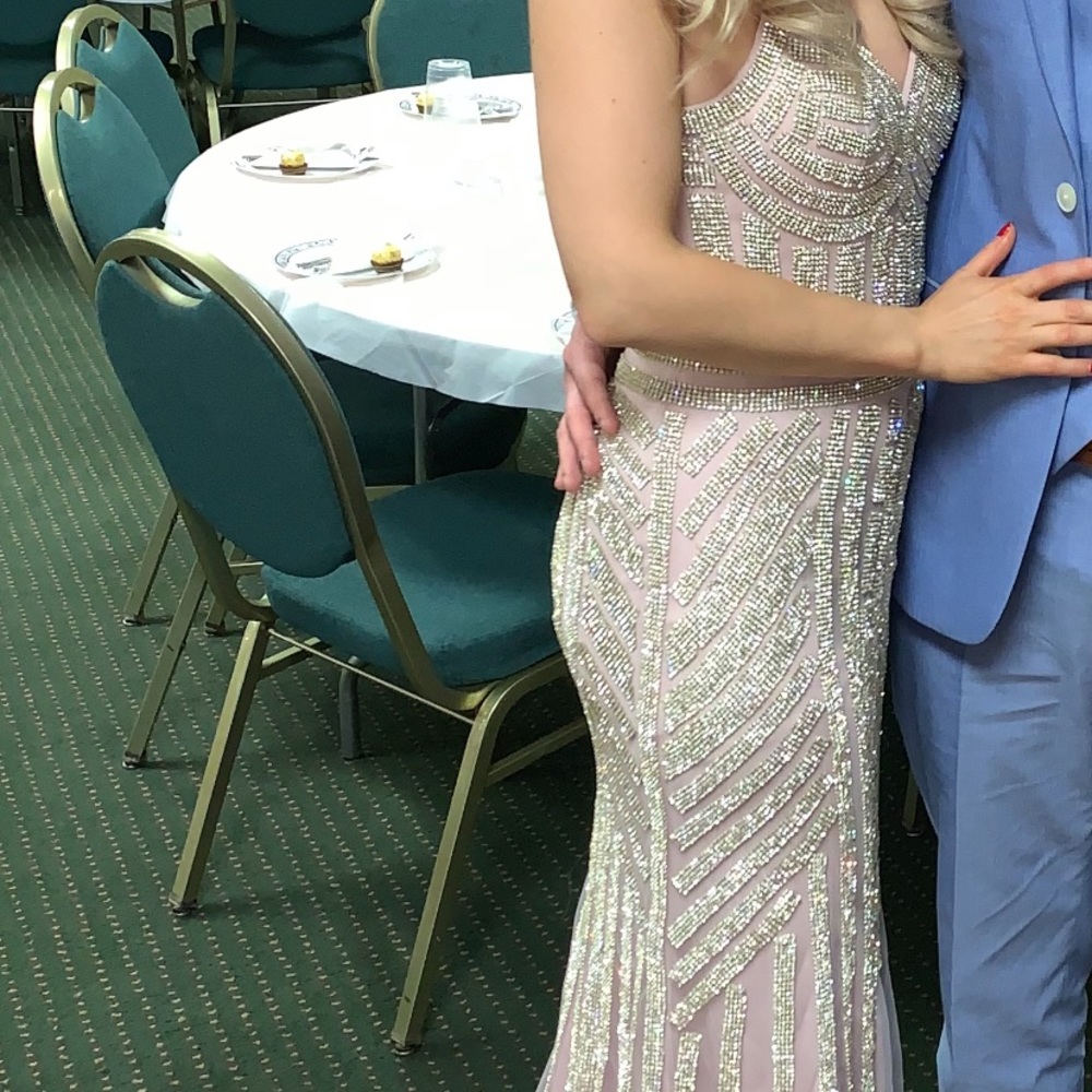 Prom Dress - Pink (Crystals)